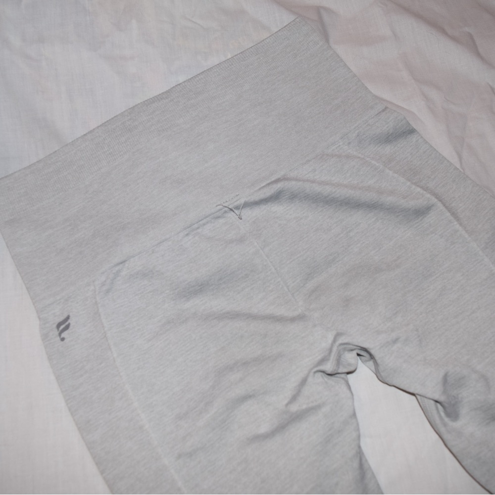 Fabletics Heather Gray High-Waisted Leggings